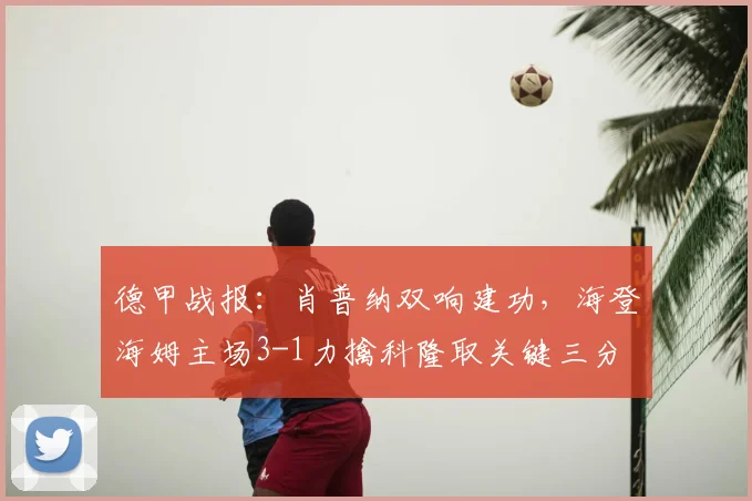德甲战报：肖普纳双响建功，海登海姆主场3-1力擒科隆取关键三分